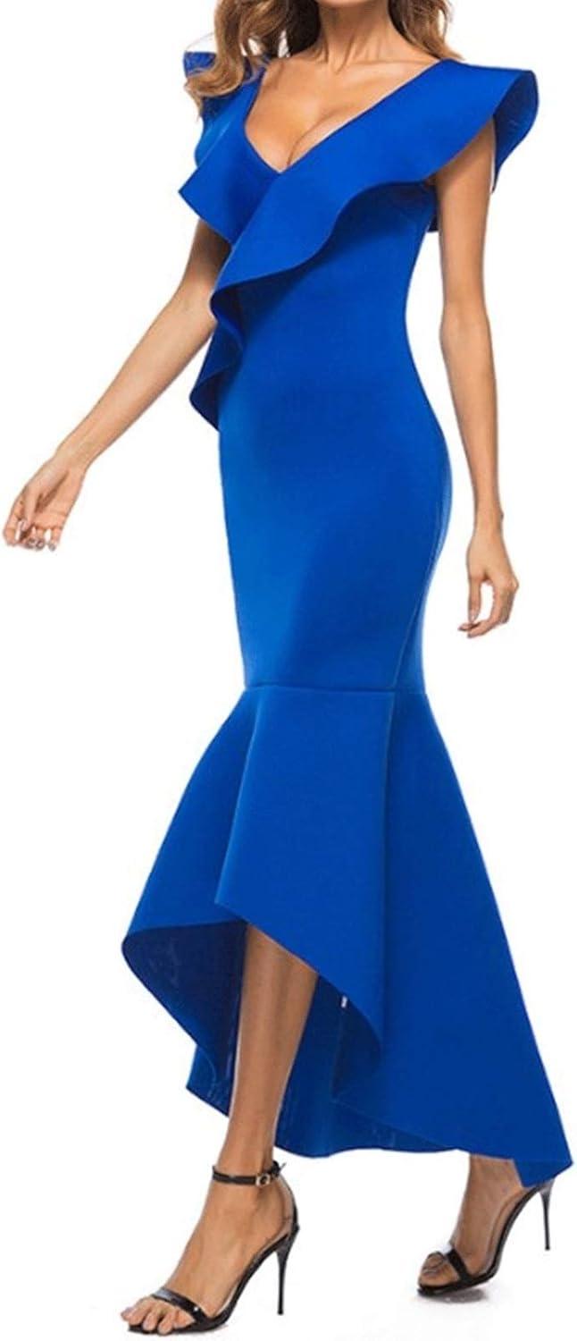 Exploring Elegance: Women's One Shoulder Mermaid Dress Review