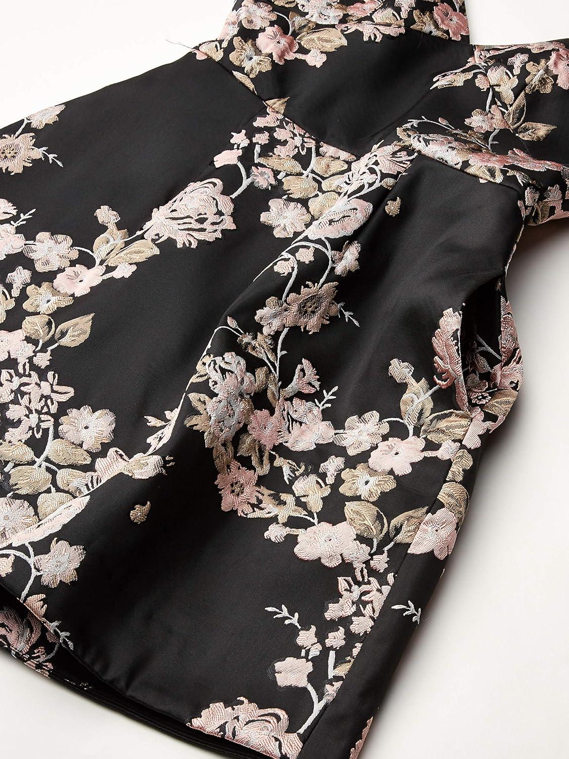 Exploring the Elegance of ML Monique lhuillier's Jacquard Dress