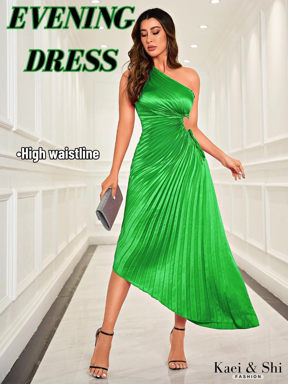 Kaei&Shi Satin Prom Dress: Style and Comfort in One Look