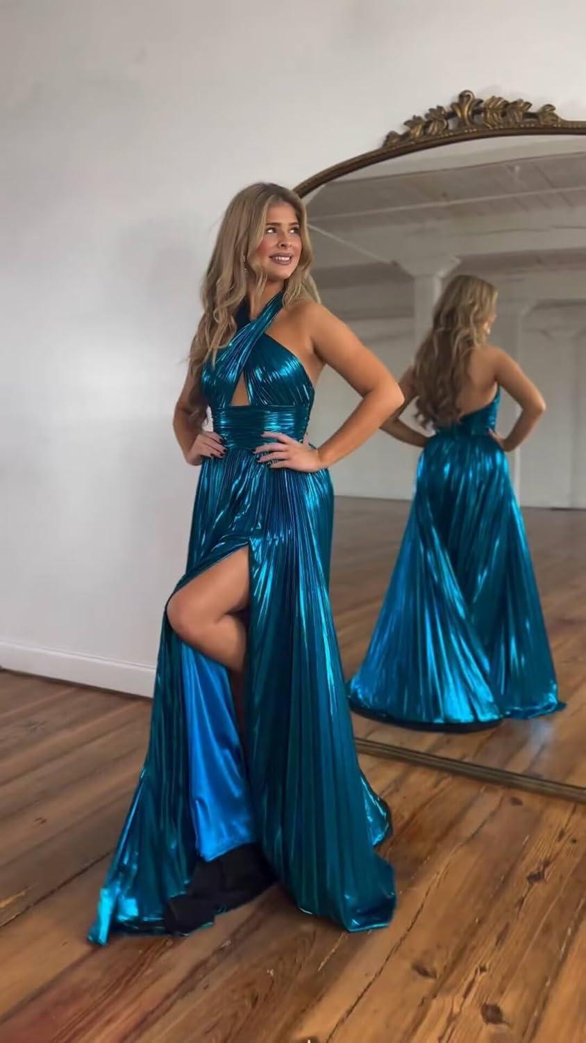 Miao Duo Metallic Satin prom Dress Review: Elegant‍ & Stunning Night