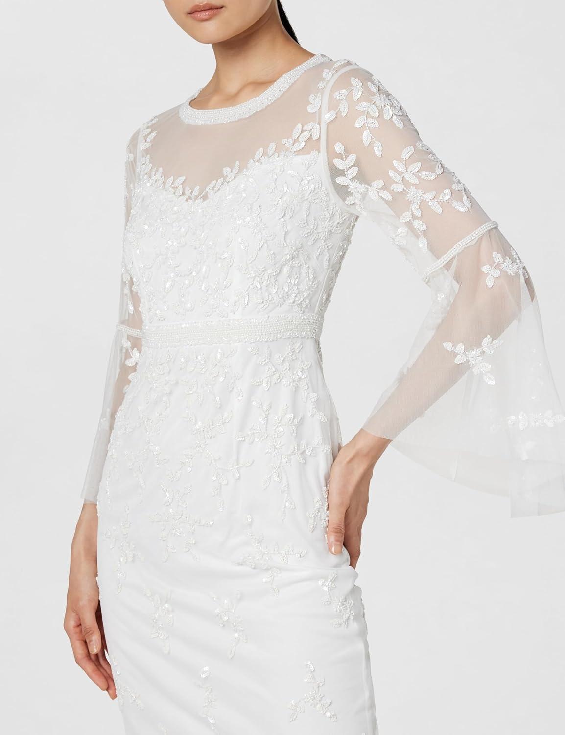 Adrianna Papell Women's Beaded Sheath dress, for your shower