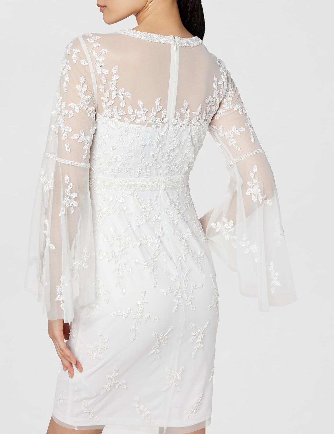 Adrianna Papell Women's Beaded Sheath Dress, for‌ your shower