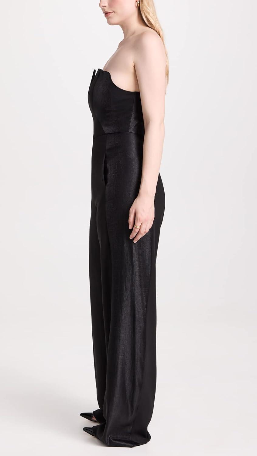 black Halo Women's Lena Jumpsuit: how it fits your frame