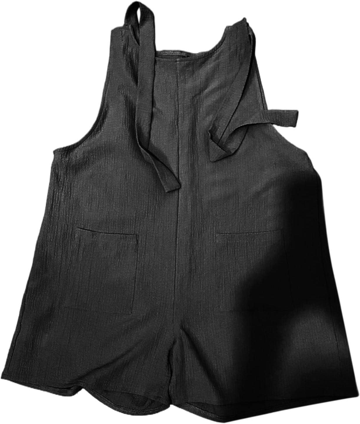 BLShaoJ Women's Tie Shoulder Romper for your beach days