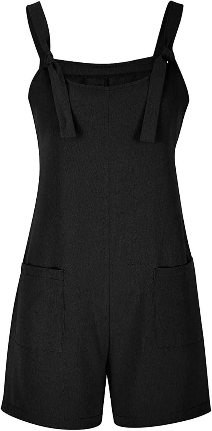 BLShaoJ Women's Tie Shoulder Romper for your beach days