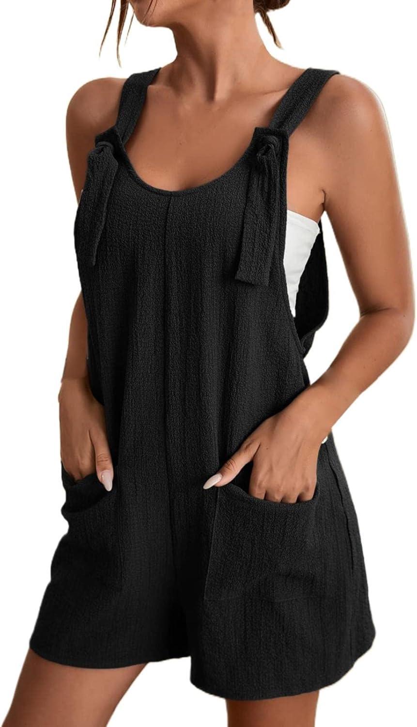 BLShaoJ Women's ‌Tie Shoulder Romper for your‍ beach​ days