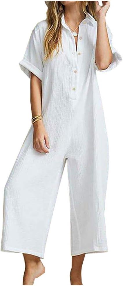 Discovering Comfort and Style in LifeShe Women's Cotton Linen Jumpsuits