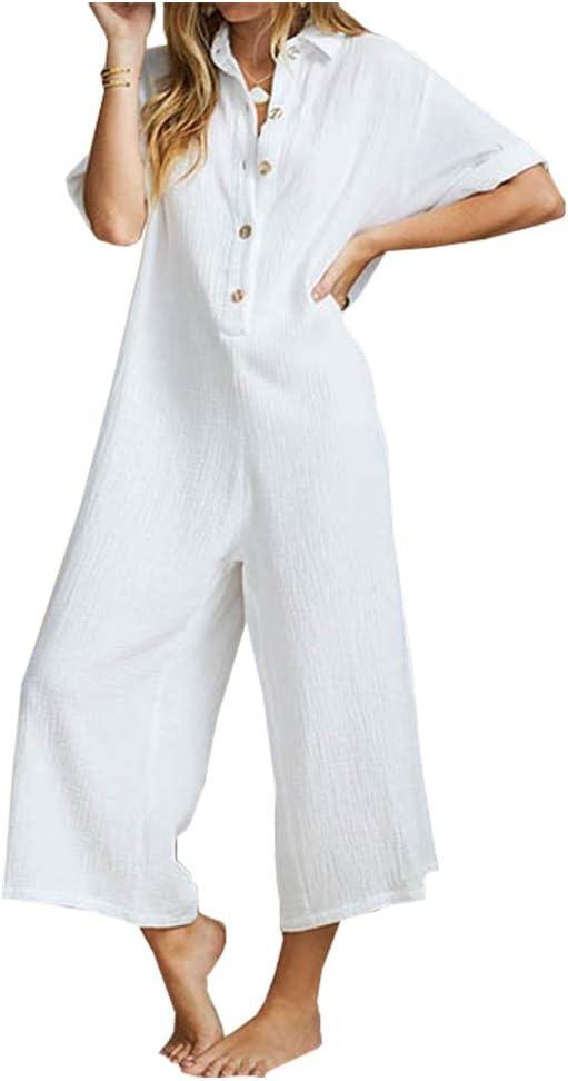 Discovering Comfort and Style in LifeShe Women's Cotton Linen jumpsuits