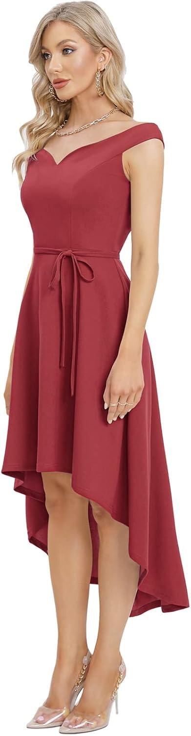 DRESSTELLS​ Women's Off-Shoulder Dress‍ in‍ your ⁢rotation