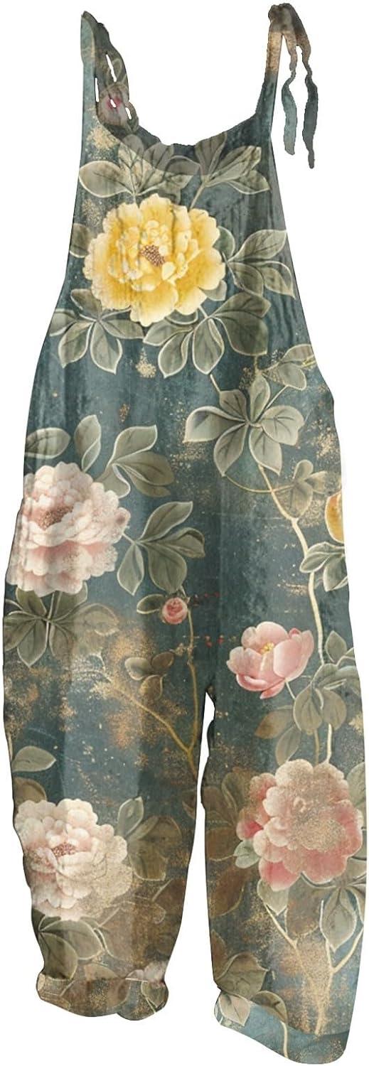 Effortless Comfort Meets Vintage Style in 2025 Women's Jumpsuit