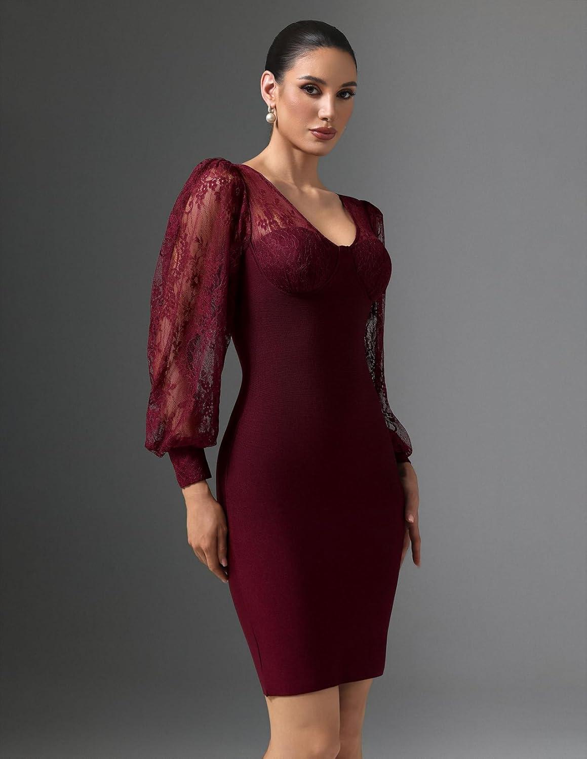 elegant Black Midi Dress with Lace & embroidery: Our Experience