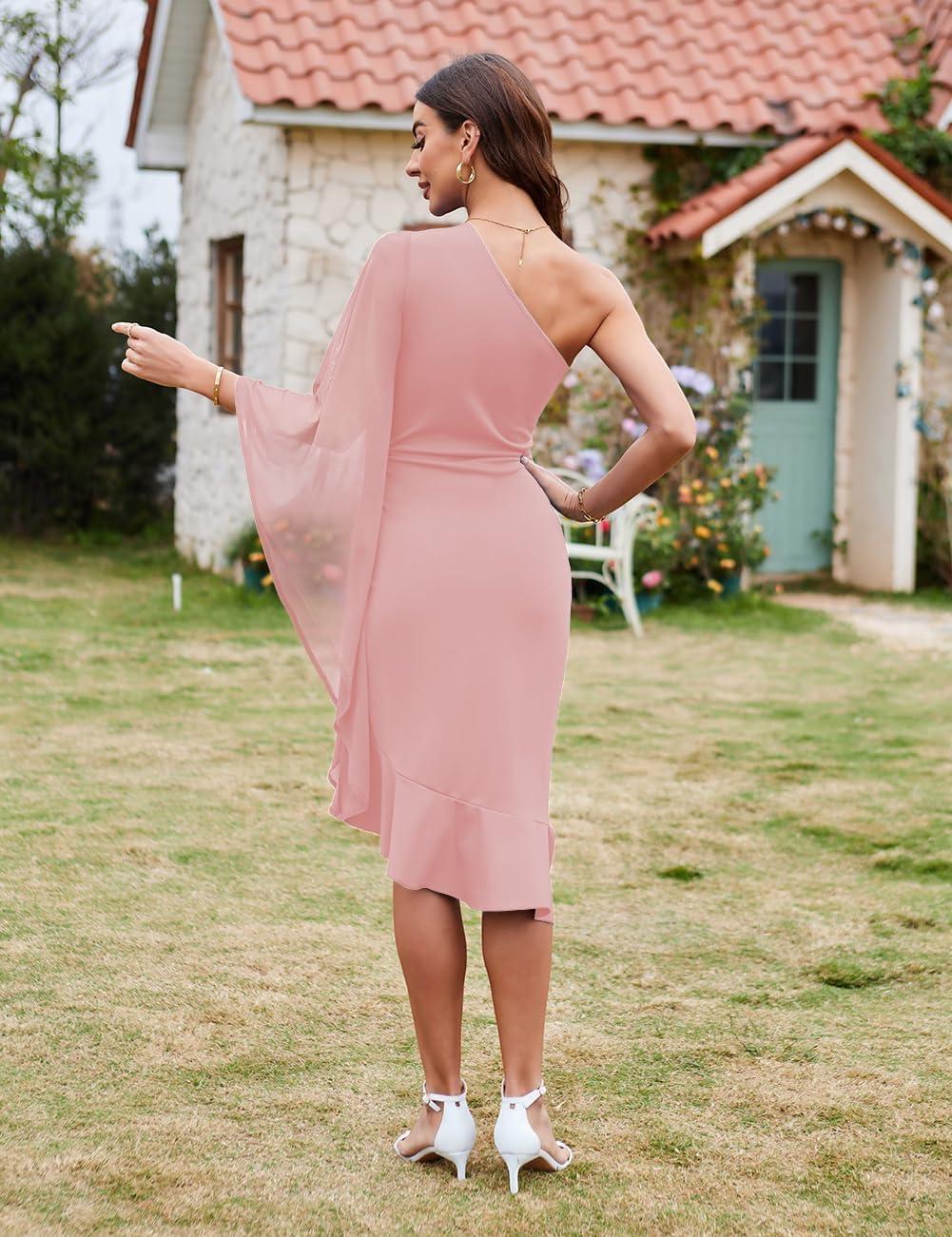 Elevate Evening Looks with Lrady's 2024 One-Shoulder Dress