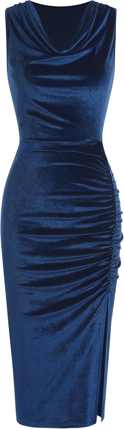 Elevate every Occasion with ZAFUL's Sleek Velvet Bodycon Dress