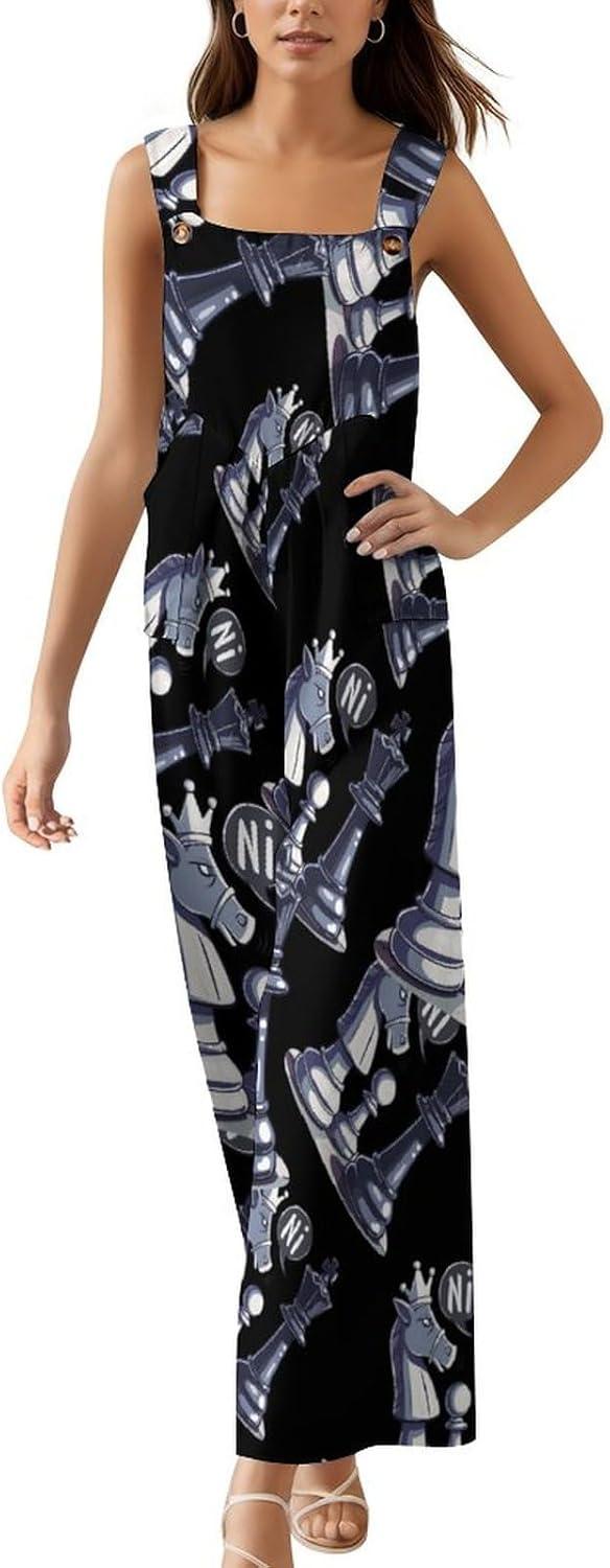 Exploring Style and Comfort with ‍Checker Knight Ni Women's Jumpsuits