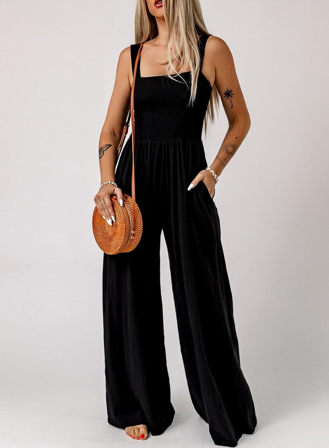 Flowy & Functional: Exploring Dokotoo's Casual Wide-Leg Jumpsuit