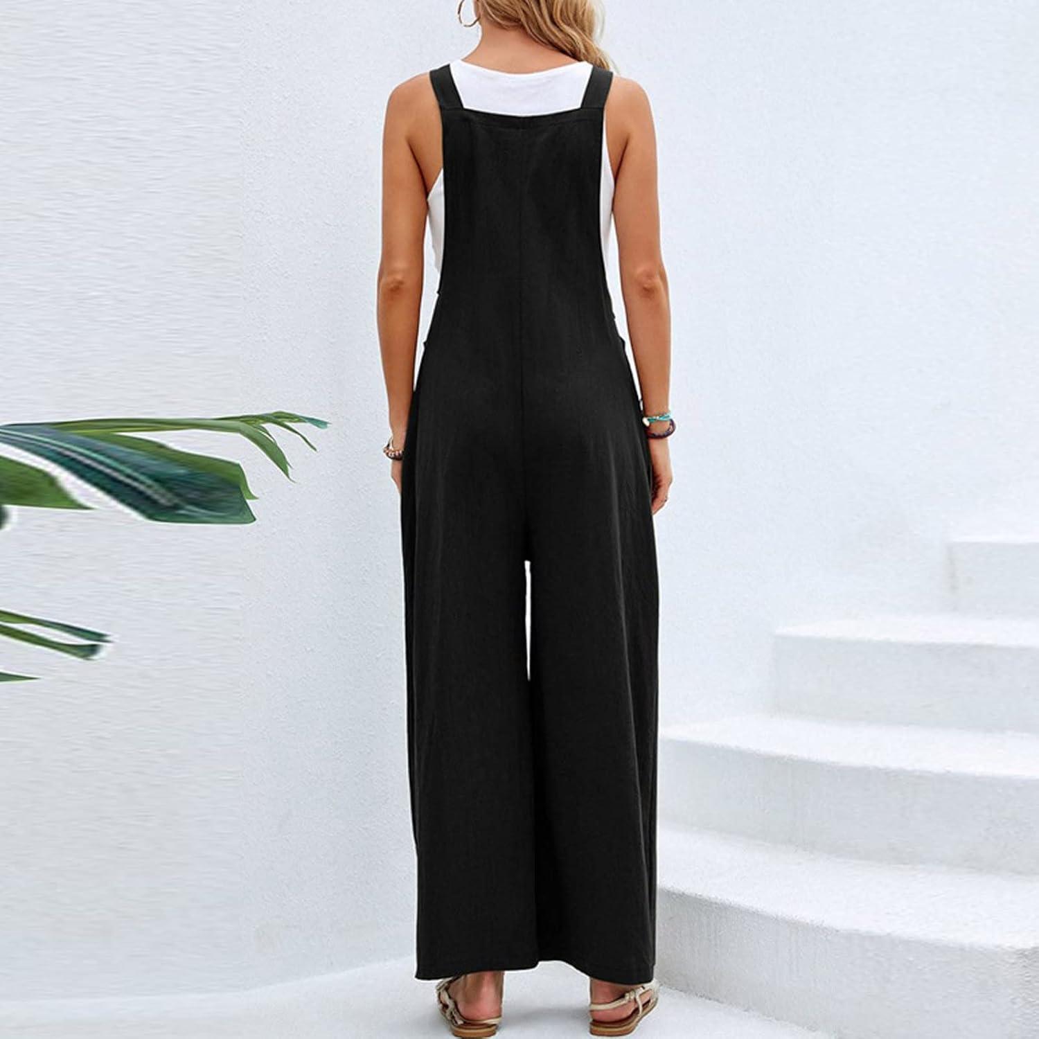 FZVYD Women's Casual ‌loose Overalls Jumpsuits - for your day