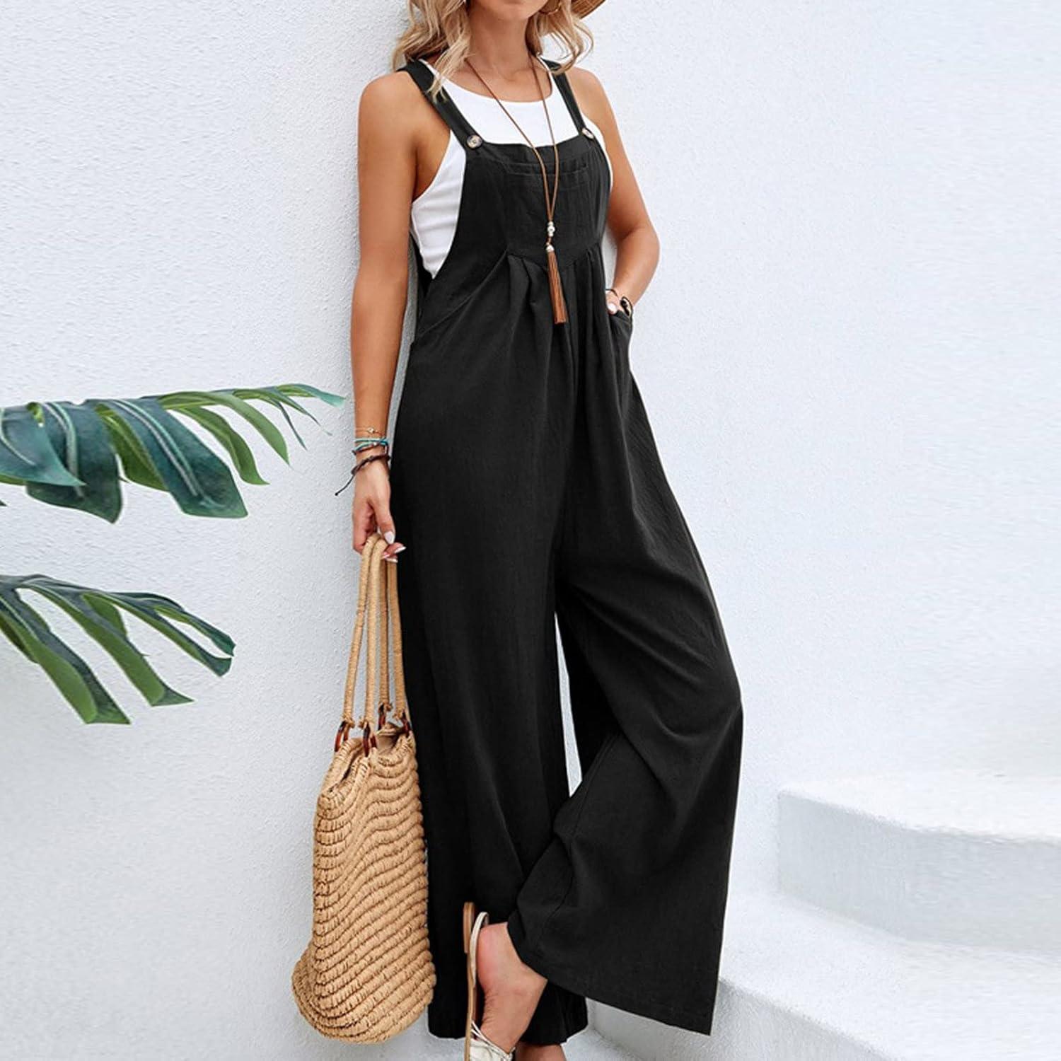 FZVYD Women's ‌Casual loose Overalls⁤ Jumpsuits - for your ⁣day