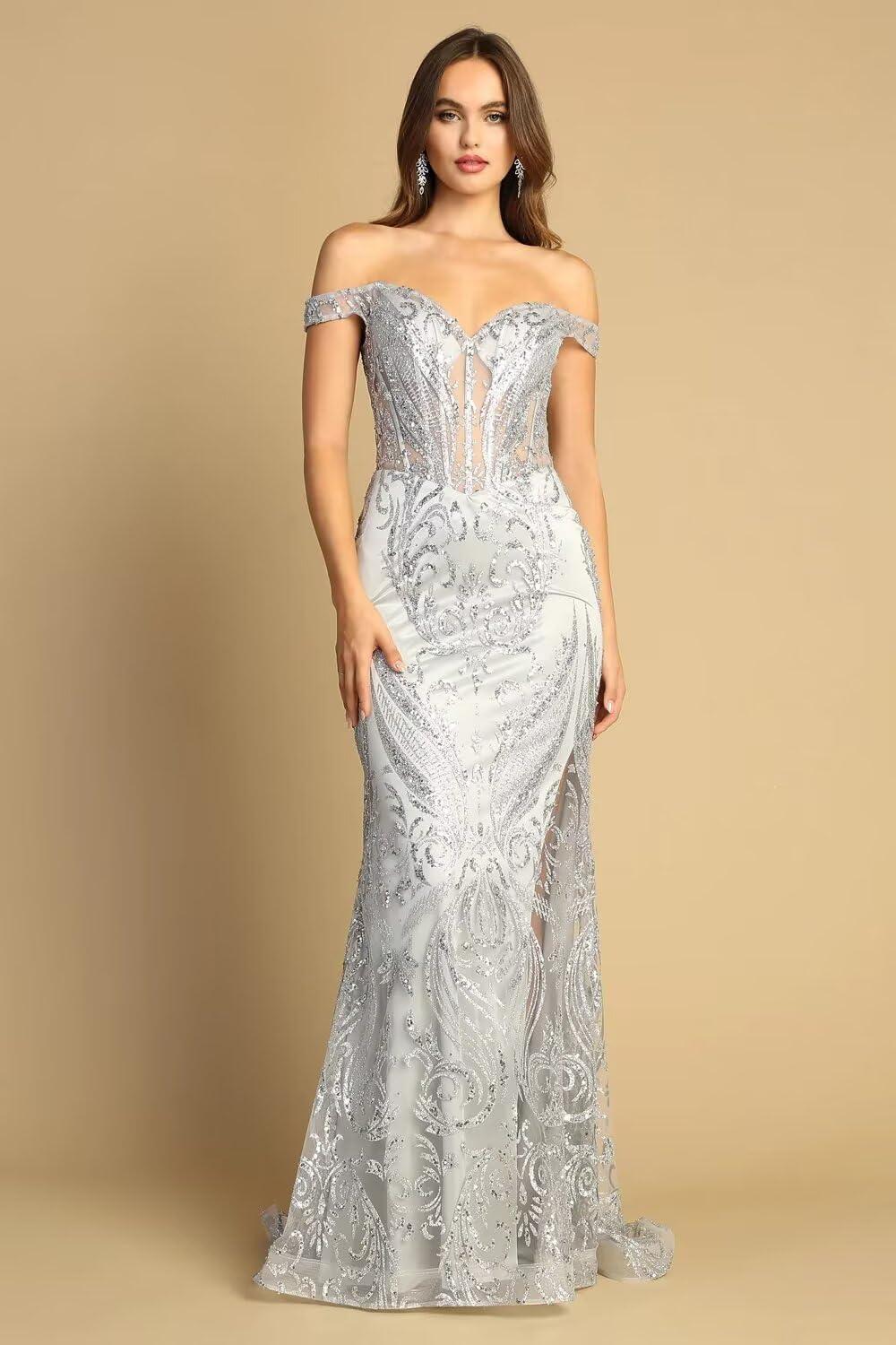 Glimmering Elegance: Exploring Smileven's​ Mermaid Sequin Gown