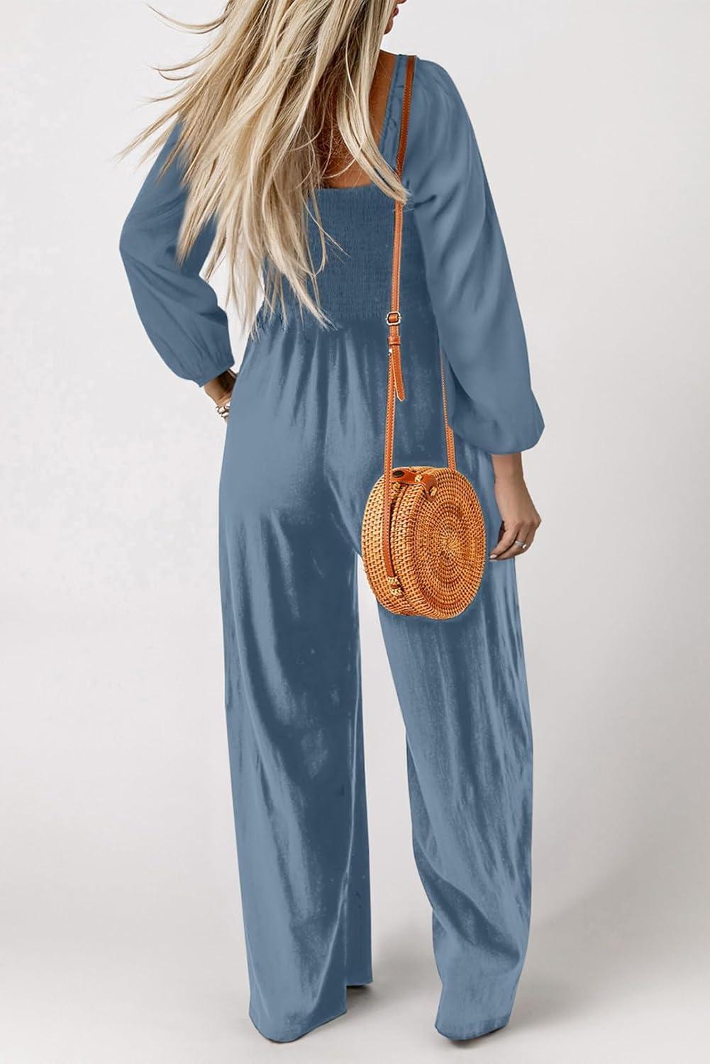 Happy ‌Sailed Women's Long Sleeve Jumpsuit — how it fits you
