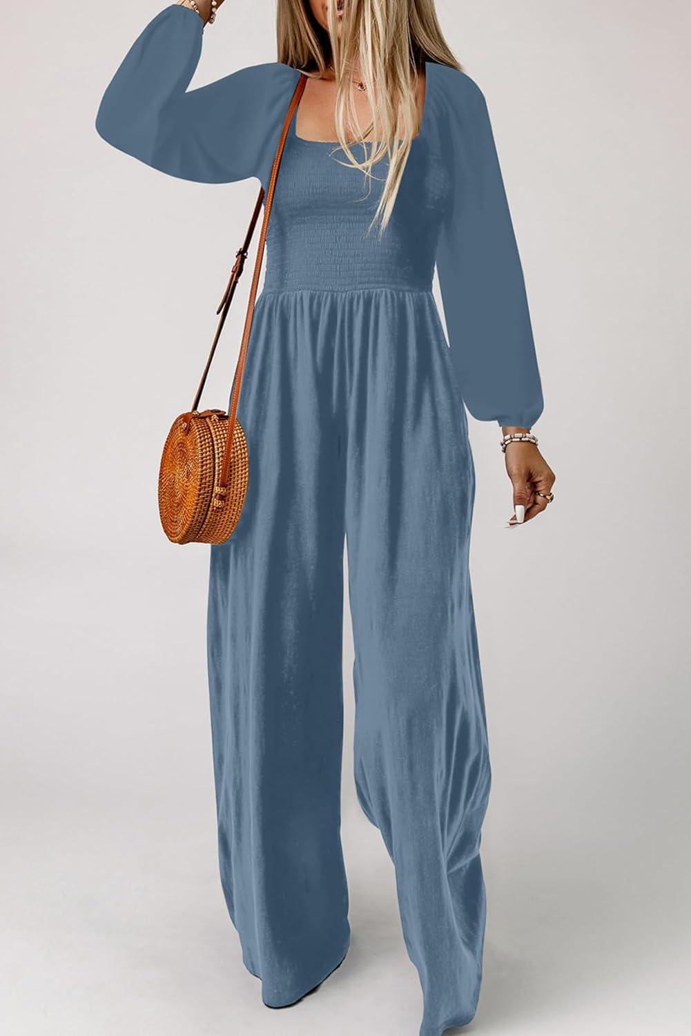 Happy Sailed Women's⁣ Long Sleeve Jumpsuit — how it fits you