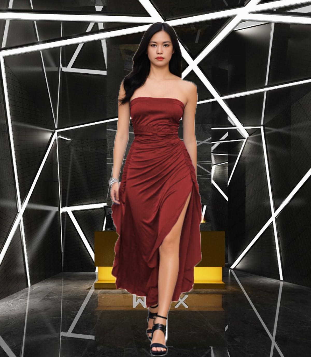 lightlykiss Women's⁣ Bodycon Dress⁤ - how ‍it ​moves with you