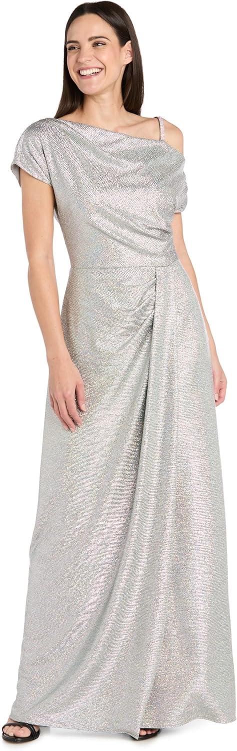 R&M Richards Rainbow Foil Gown: Elegance Meets‍ Modern glamour