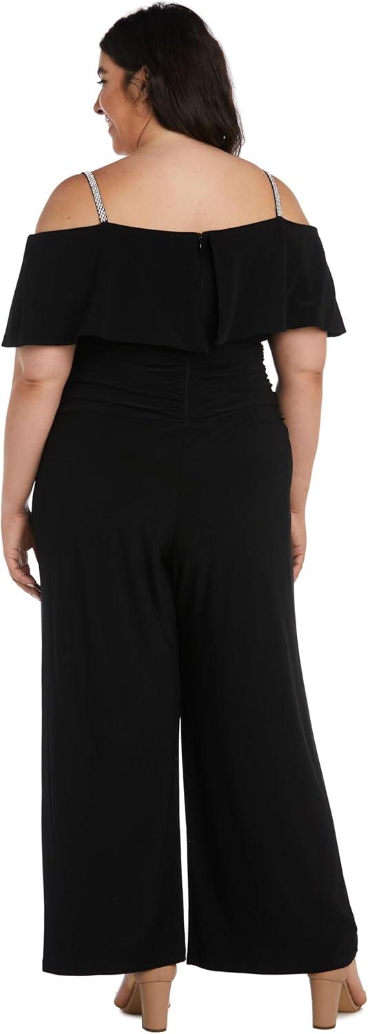 R&M Richards​ Women Ruched Bodice Jumpsuit — as you wear⁤ it