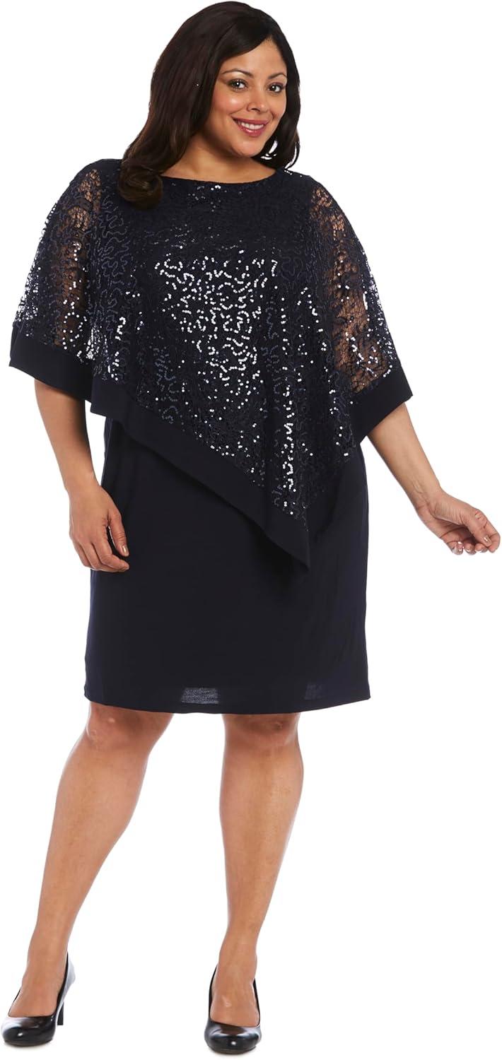 R&M Richards womens Casual Poncho Dress for your errands