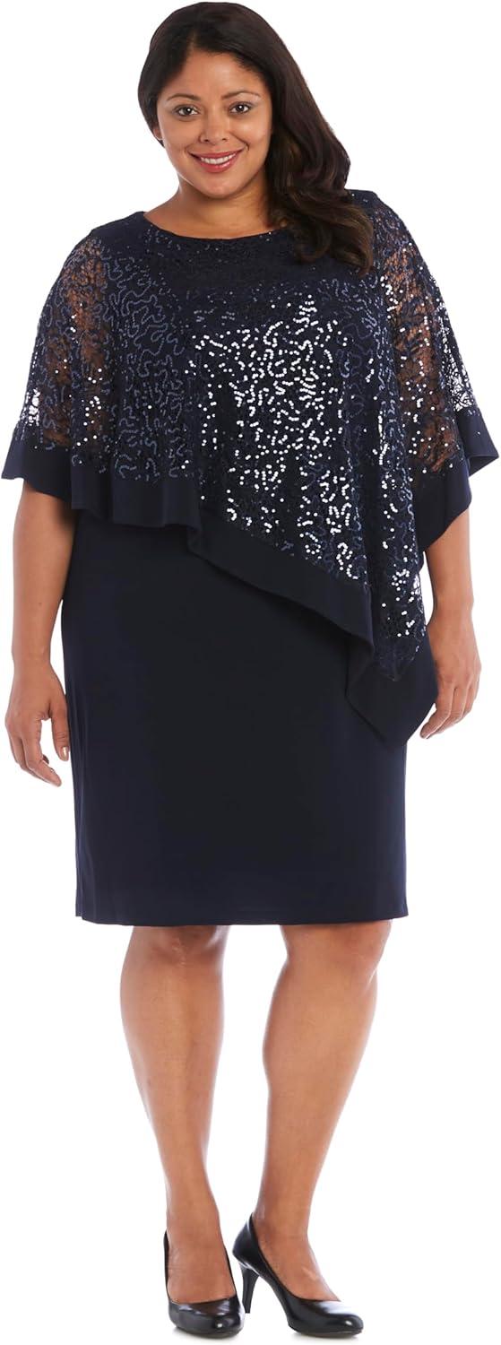 R&M Richards womens Casual Poncho Dress for your errands