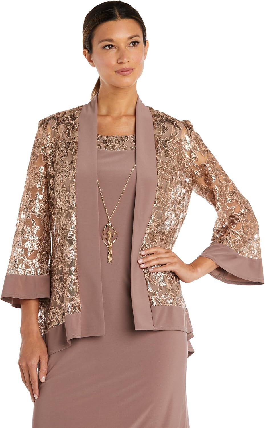 R&M⁣ Richards Womens The Opulence Jacket Dress, ⁢on your frame