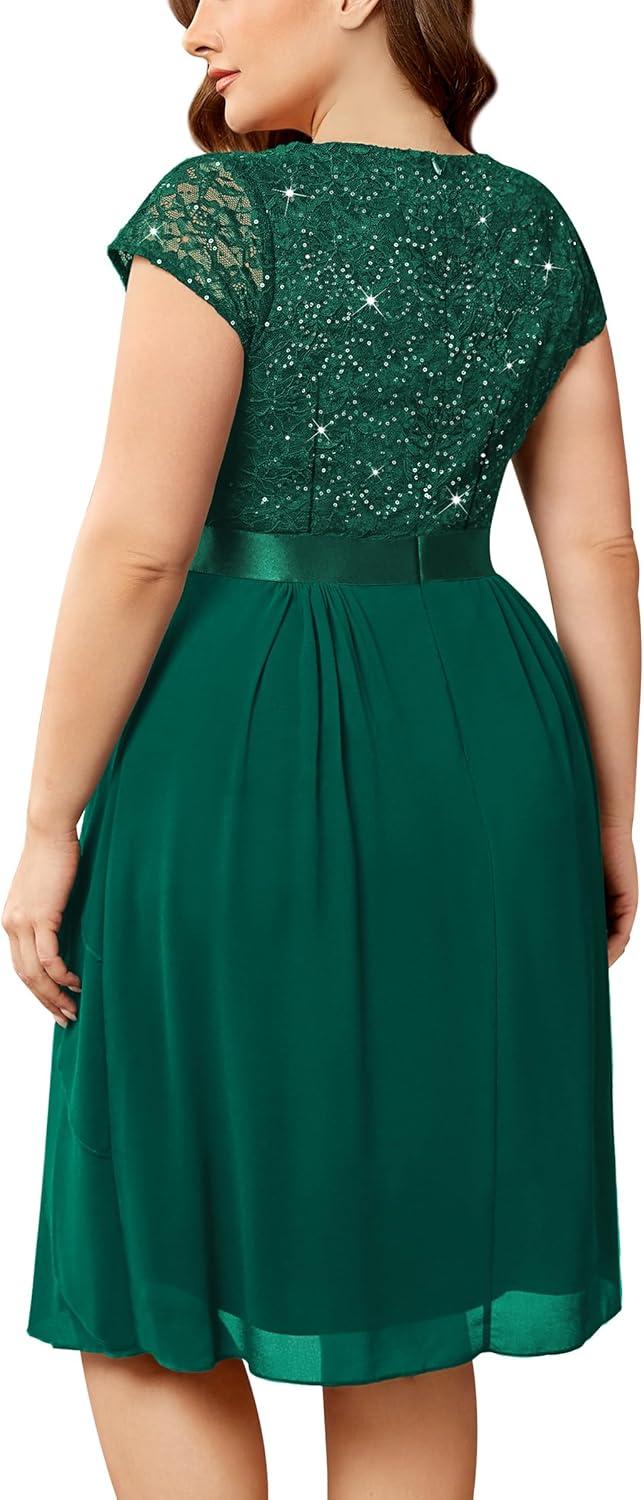 Sparkle and Elegance: Exploring Miusol's Plus Size Cocktail Dress