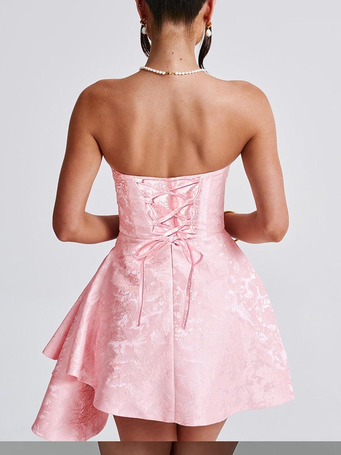 Strapless Satin Mini ⁢Dress: Perfect‌ for Teens' ‍2025 Parties
