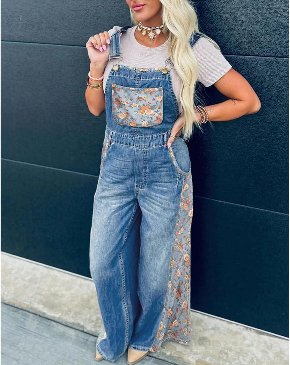 TACSTRUN Women's Baggy 90S Denim‌ Overalls ‌you wear daily