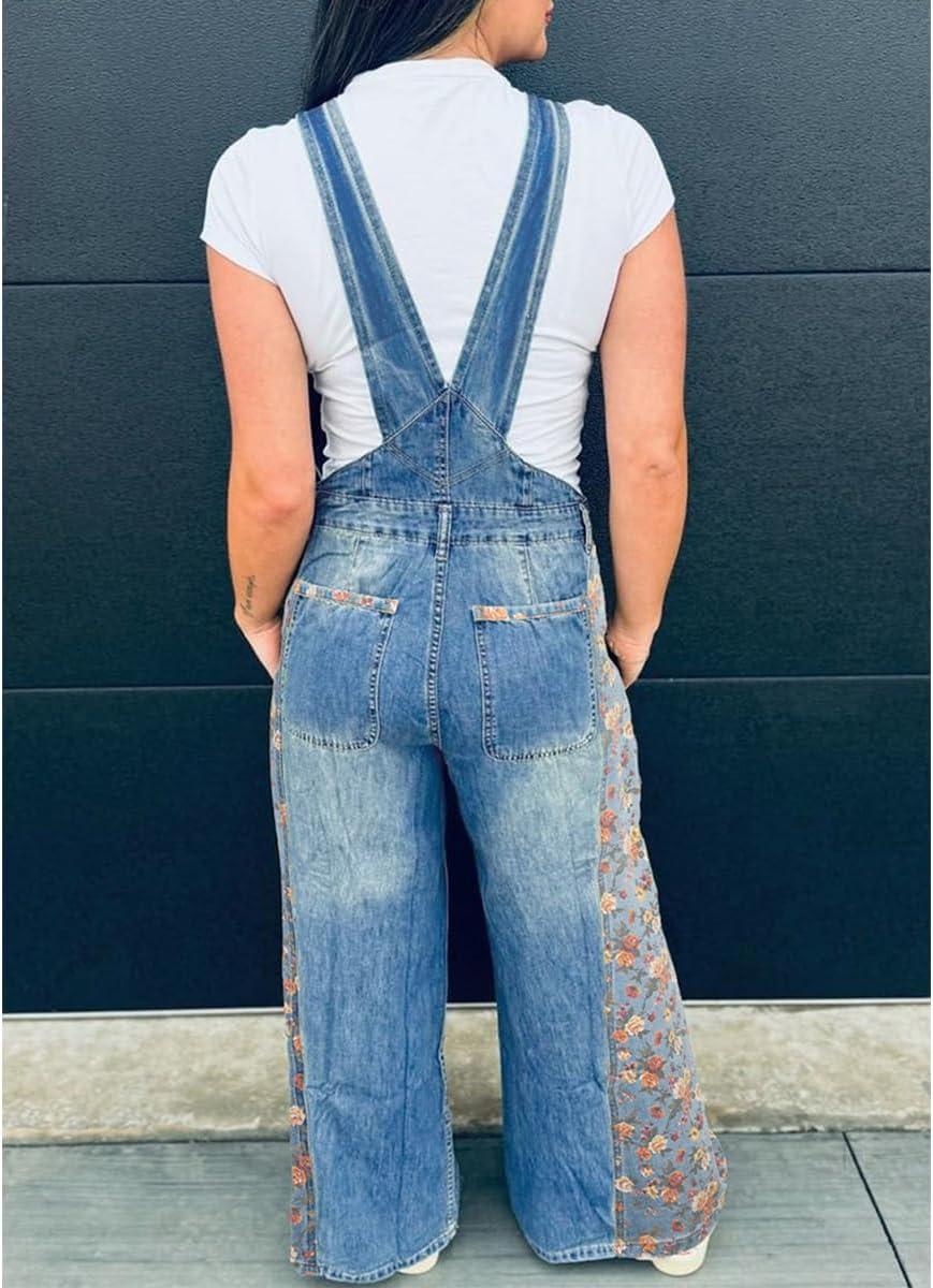 TACSTRUN Women's Baggy 90S Denim Overalls you wear daily