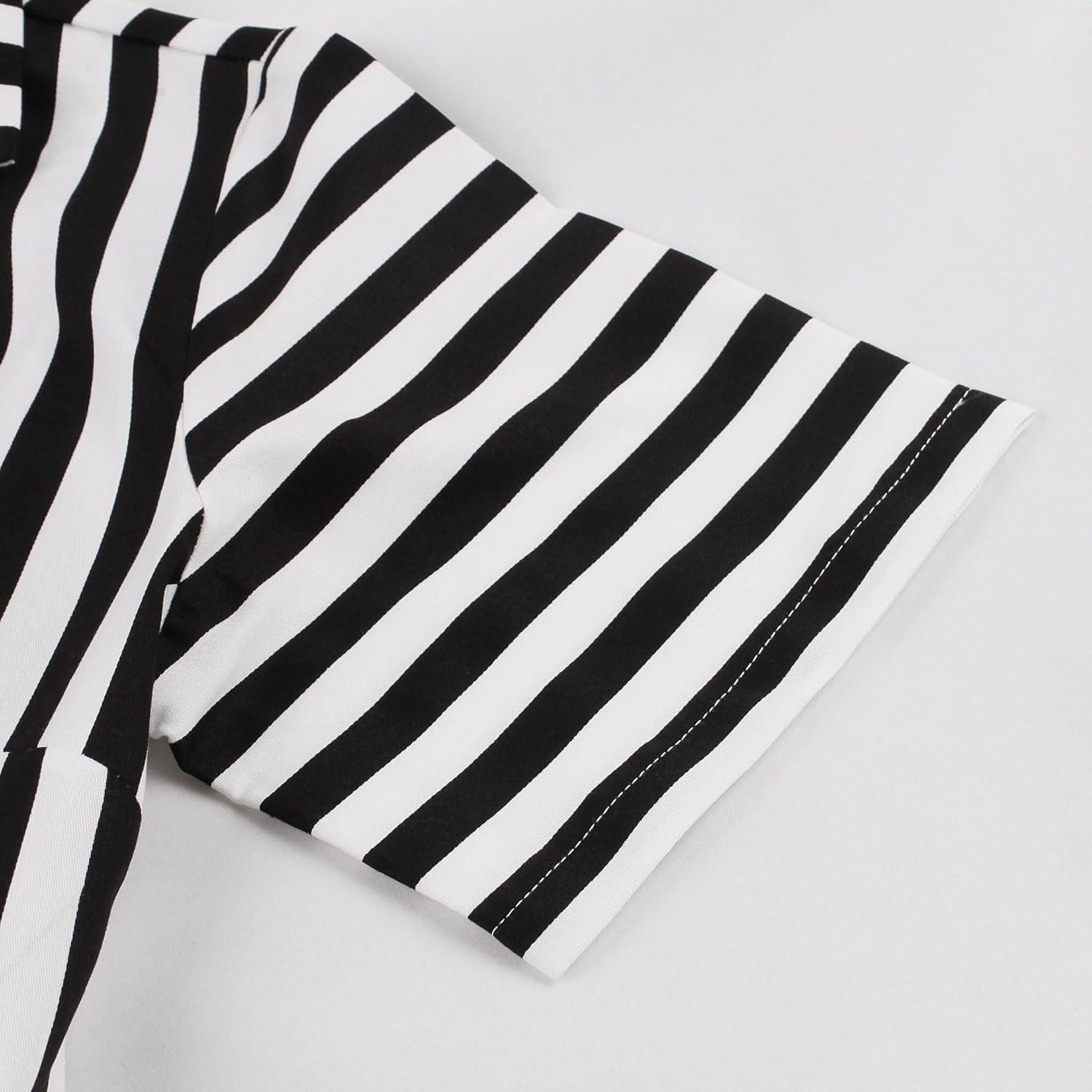 Timeless Charm in Black & White: Our Take on the Stripe Dress