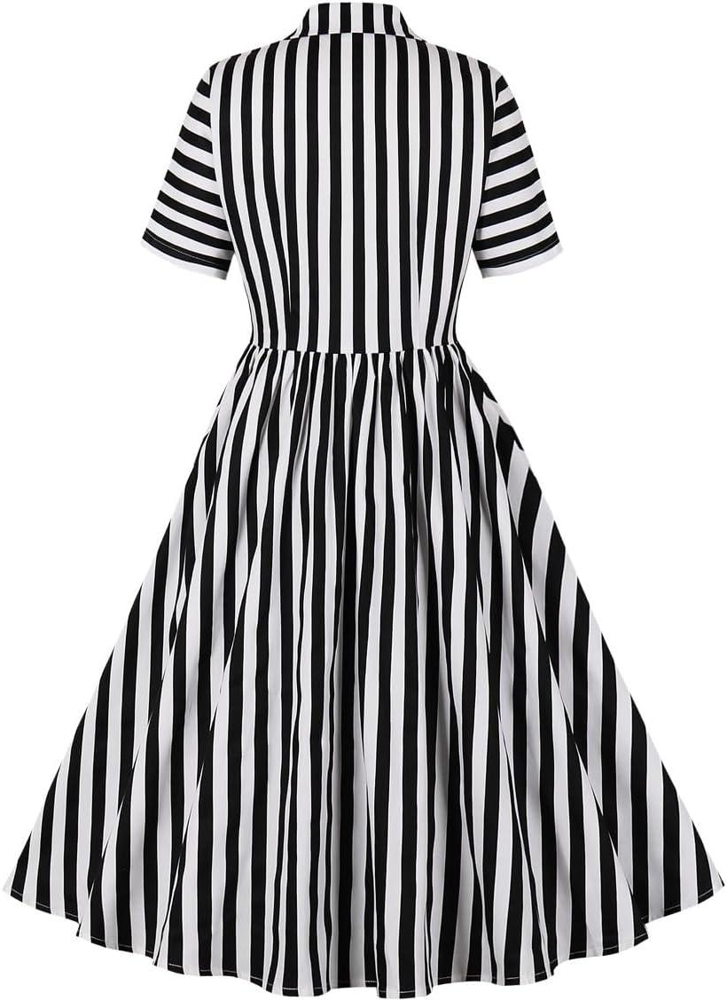 Timeless Charm in Black & White: Our Take on the Stripe Dress