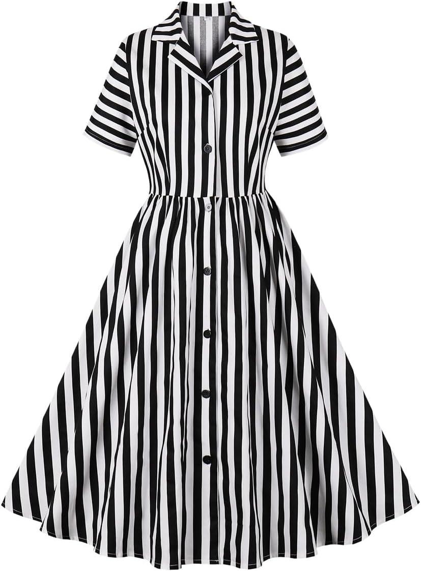 Timeless Charm in Black & White: Our Take on the Stripe Dress