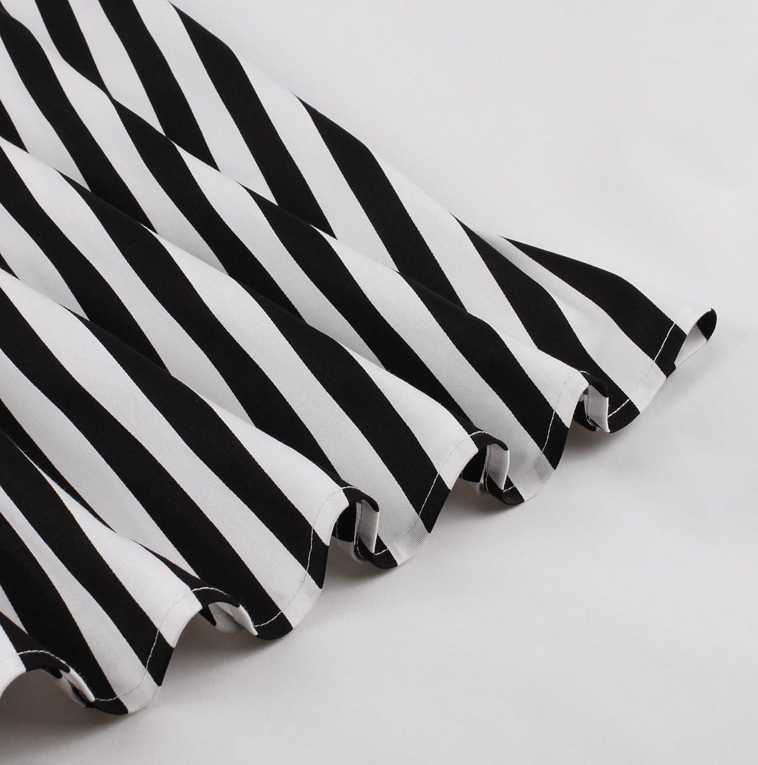Timeless Charm in Black & White: Our Take on the Stripe Dress