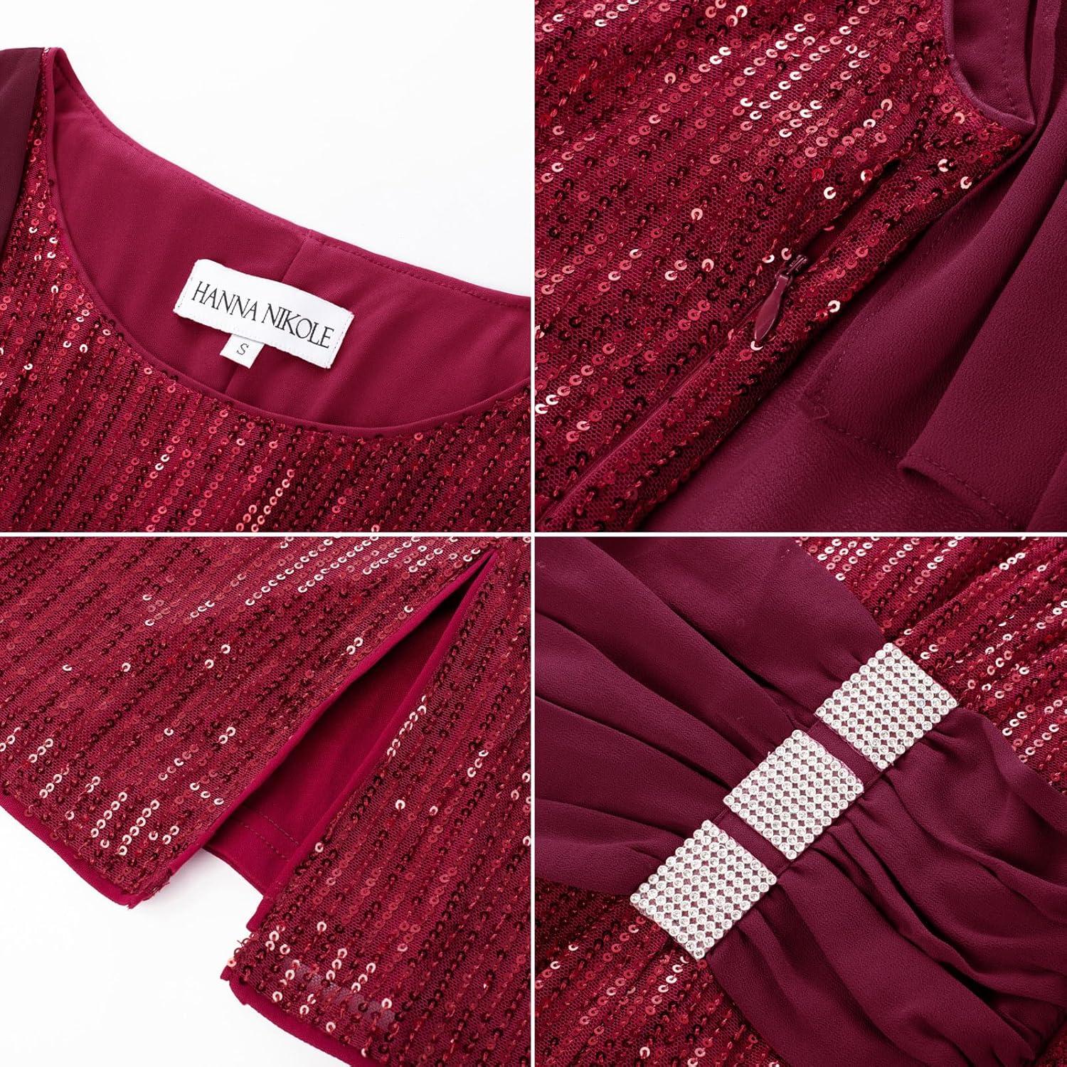 Timeless elegance in Navy: Exploring Hanna Nikole Women's Classic Dress