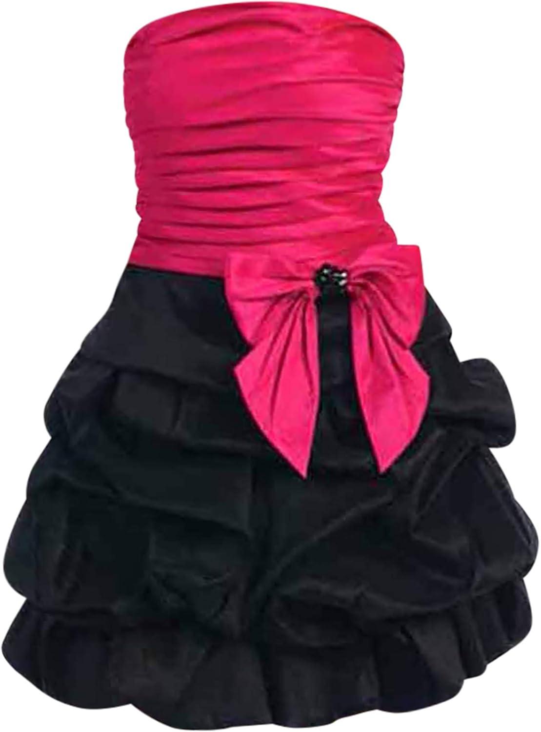 Turning Heads in the Luxury Divas Fuchsia & Black Cocktail Dress