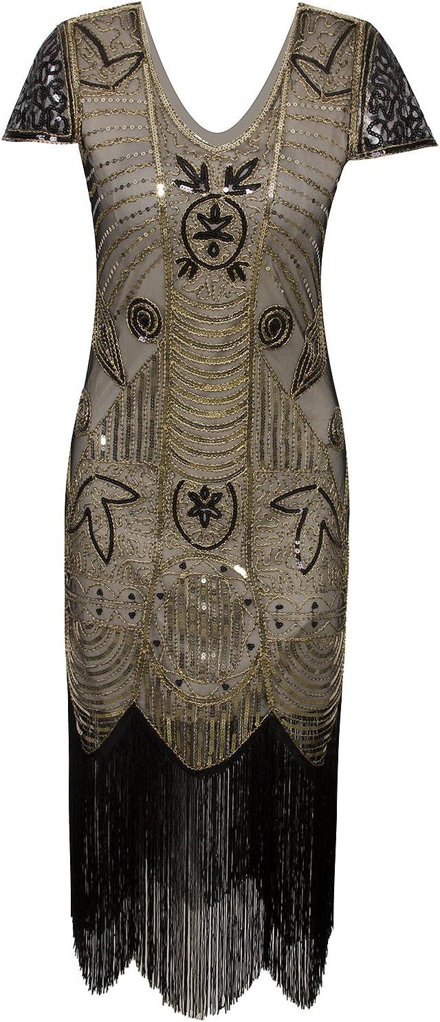 Vijiv 1920s Gatsby Flapper Dress —‍ how‌ you'll wear it