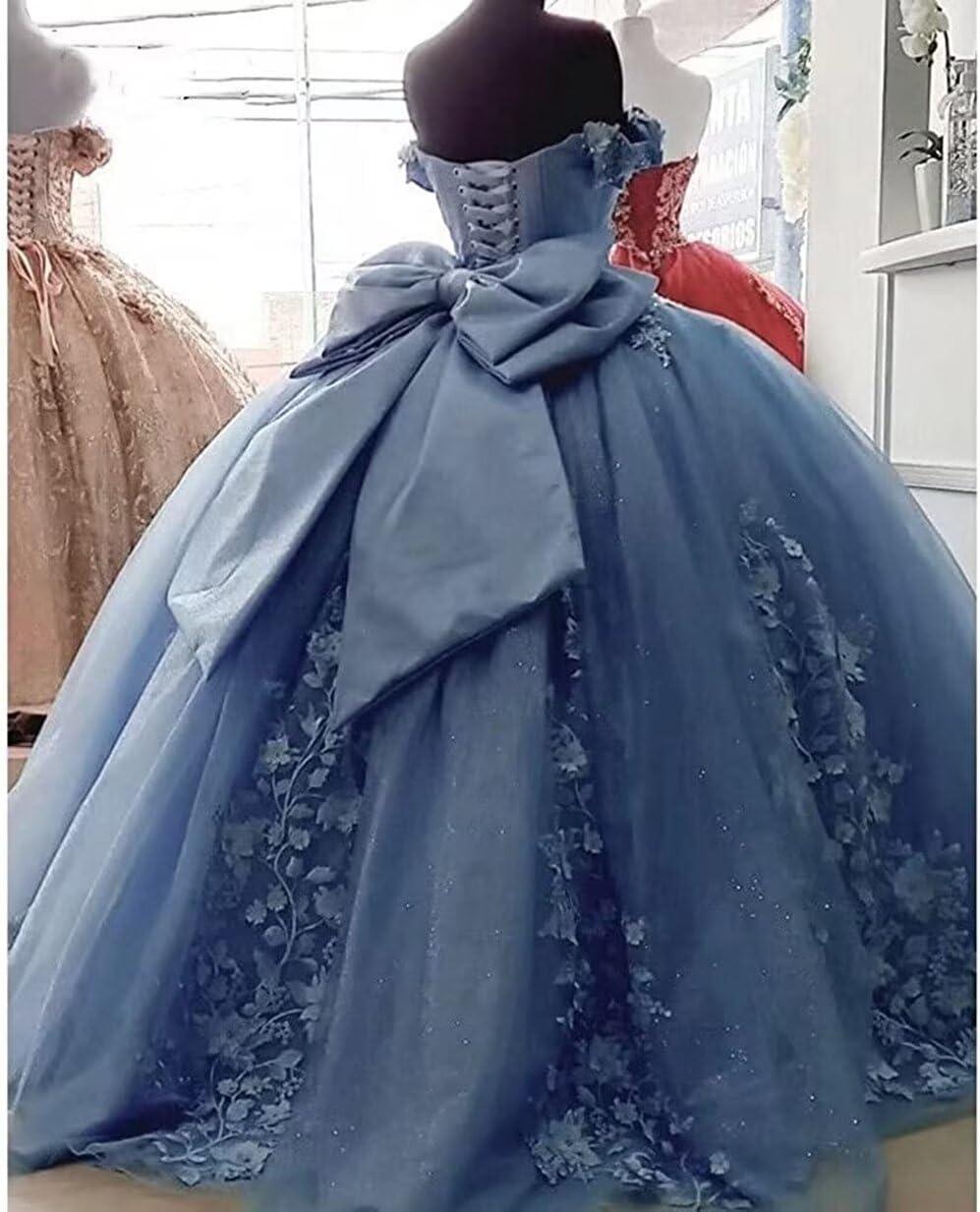 WDBFY Women's 3D Flowers Quinceanera dresses: your photos