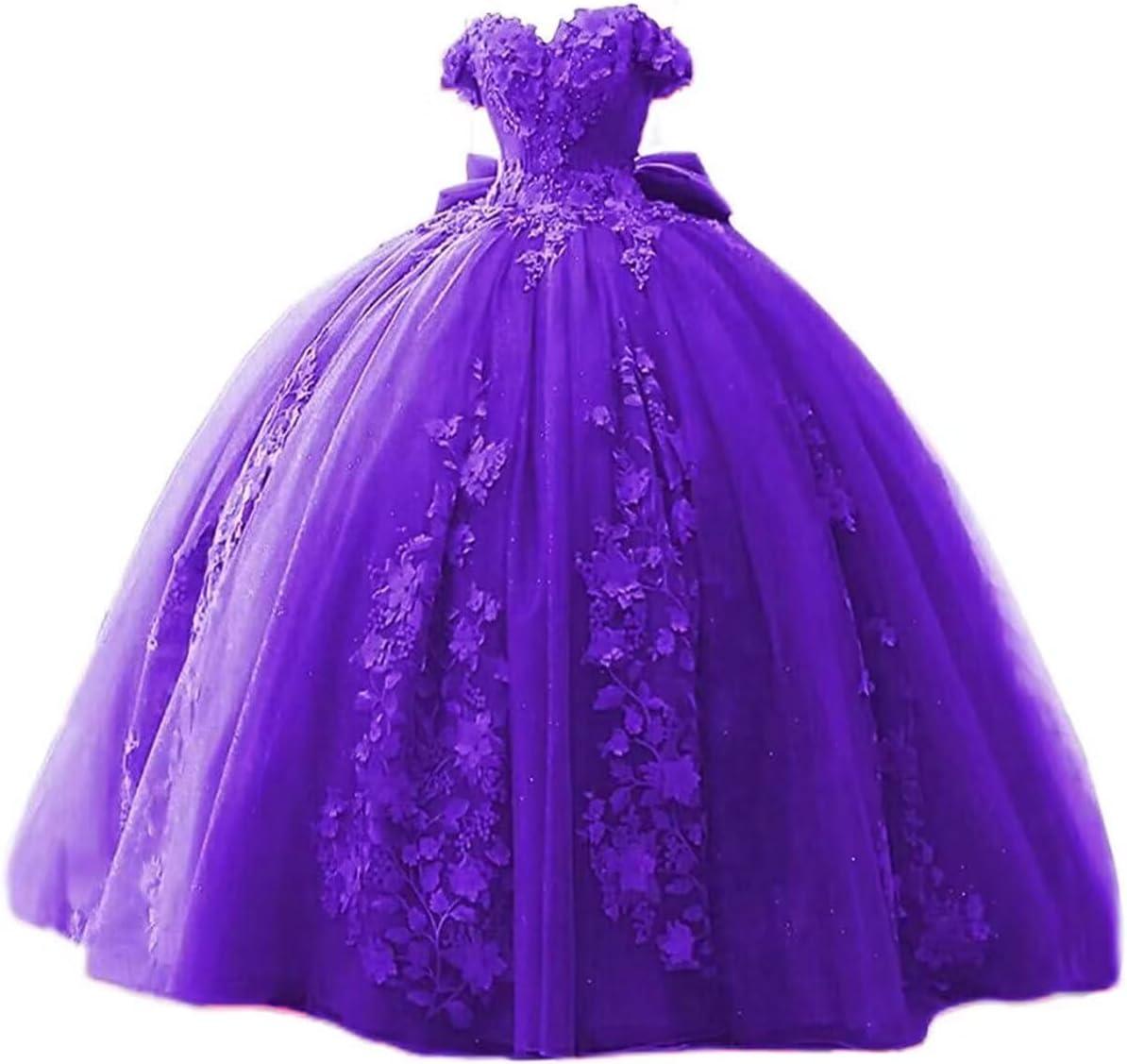 WDBFY Women's 3D Flowers Quinceanera Dresses: your photos