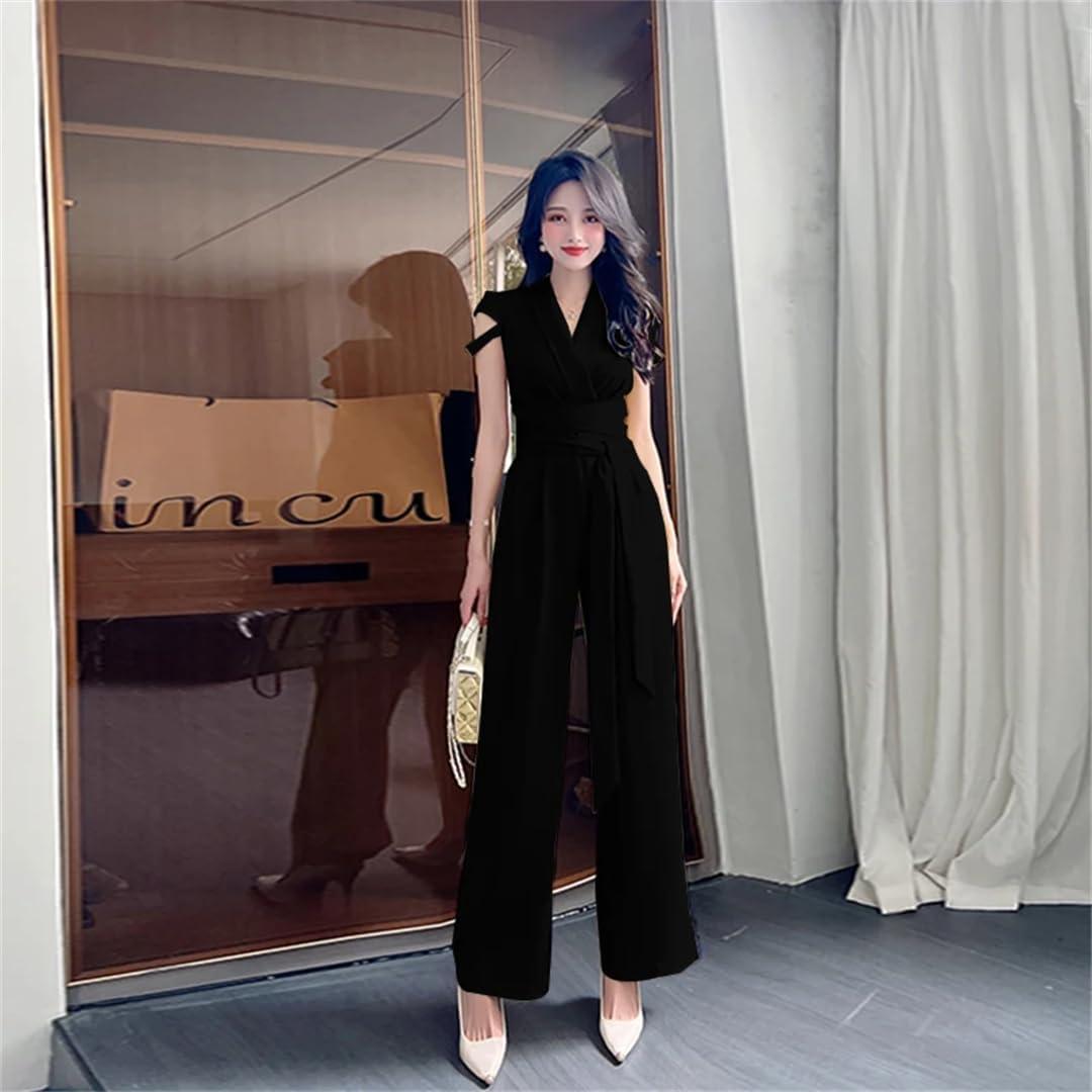 We Explore a Strapless Wide-Leg Jumpsuit's Appeal