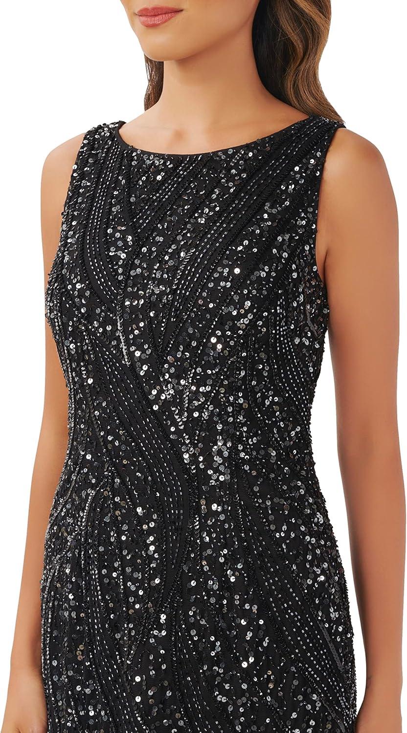 We Tried Adrianna Papell's Beaded Fringe Dress