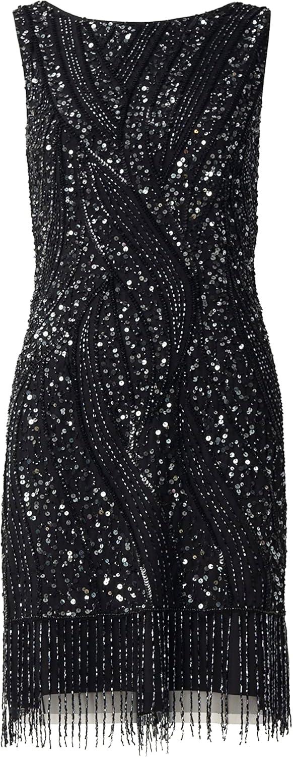 We Tried Adrianna Papell's beaded Fringe Dress