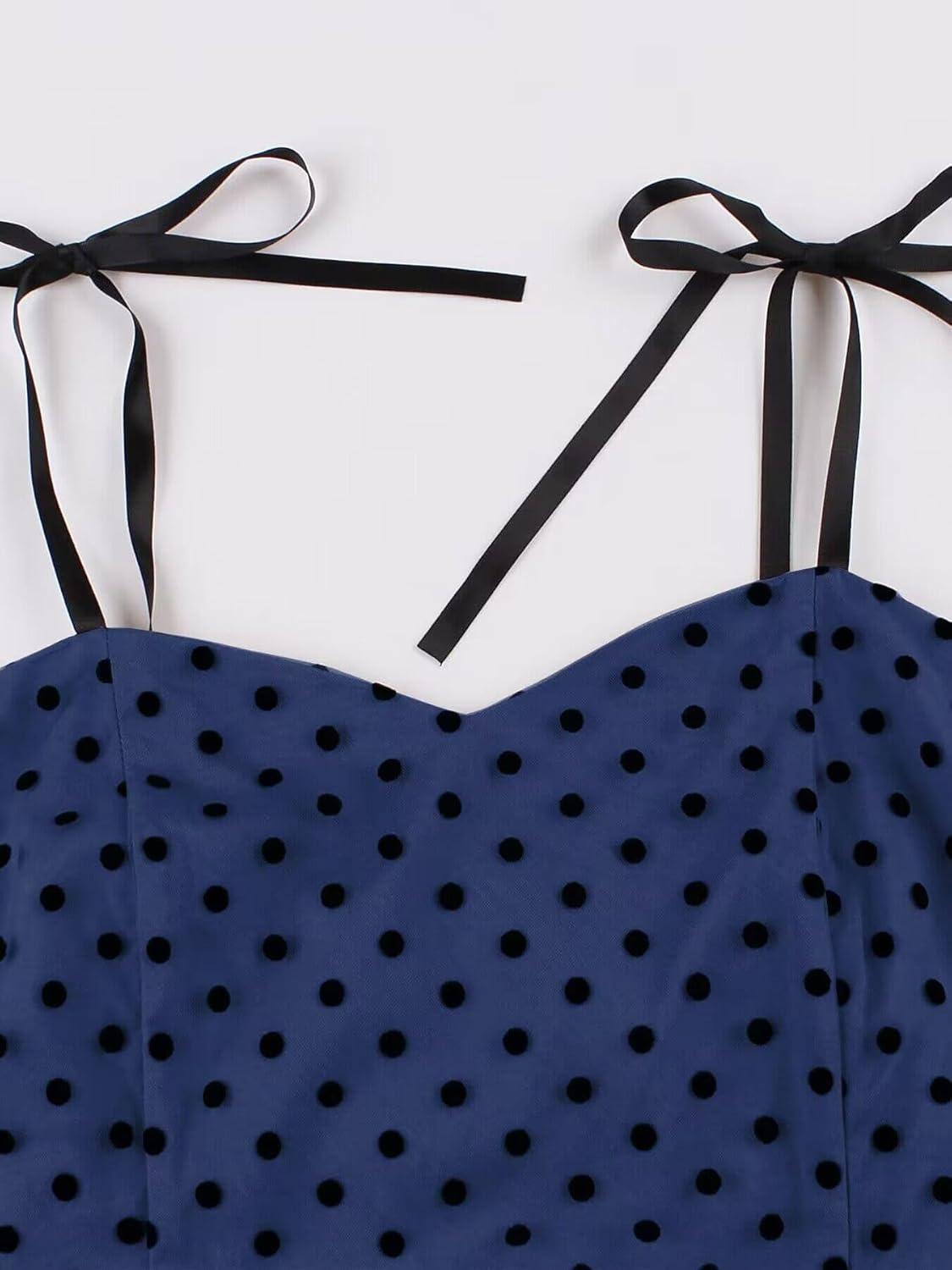 Why We Can't Stop Loving the Wellwits Polka Dot cocktail Dress