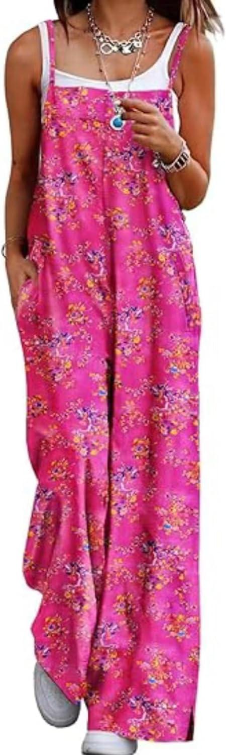 Women's 2024 Summer Floral Print Boho Jumpsuit‍ for your day
