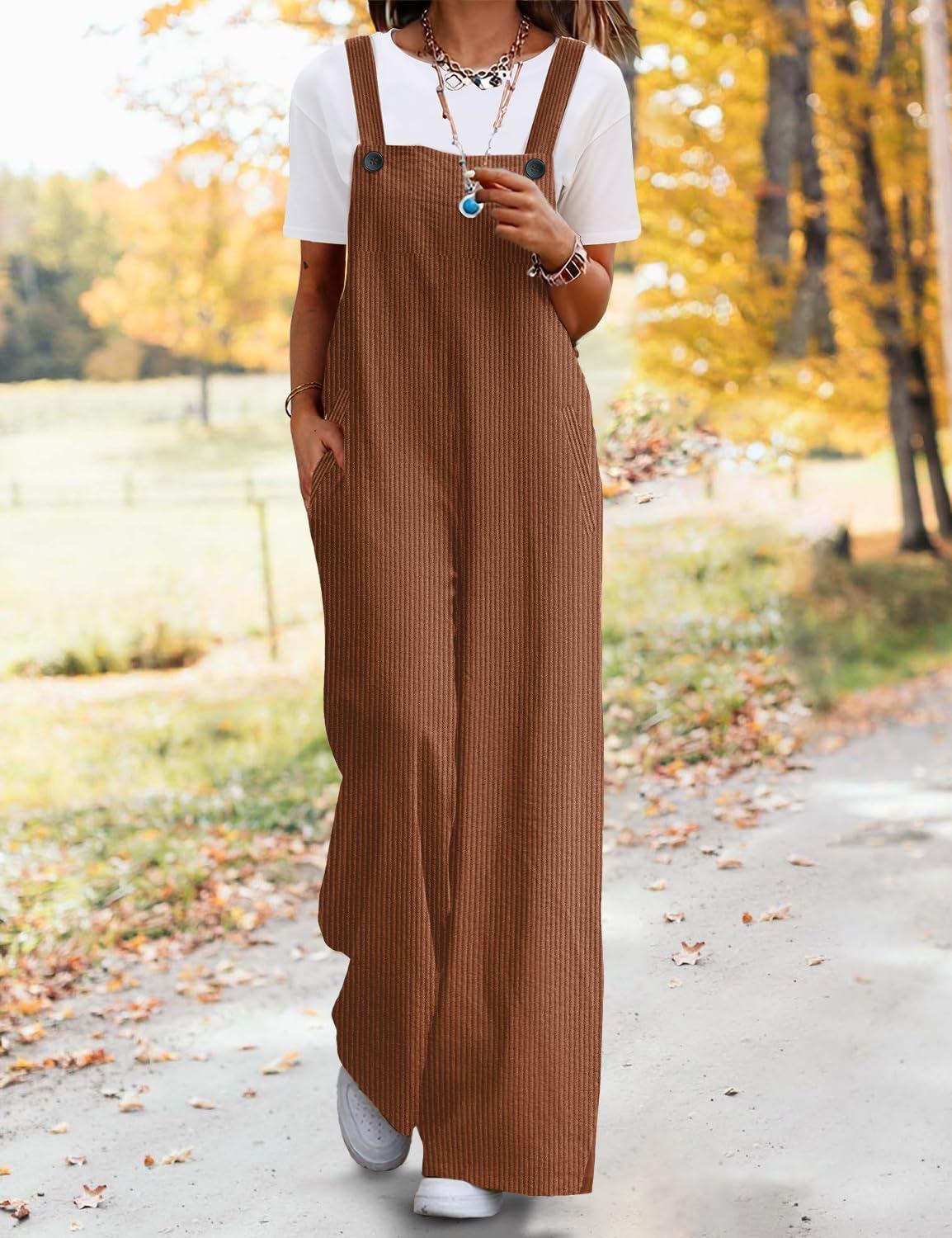 YESNO⁢ Women's Casual Corduroy Overalls for your weekend wardrobe