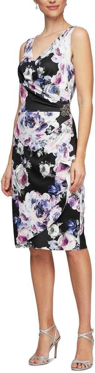 Alex Evenings Women's Slimming Short Ruched Dress on you